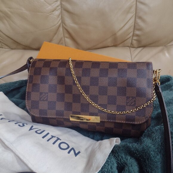 Authentic Near PRISTINE Louis Vuitton Favorite Damier Ebene MM - Picture 3 of 16